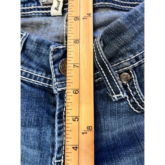 Bke Culture women's boot cut jeans size 26 x 31.5 low rise - Picture 8 of 8
